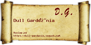 Dull Gardénia névjegykártya